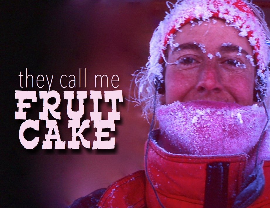 Fruitcake with Text